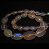 25 pcs Best Highest Quality In The World -Ethiopian Opal - amazing fully flashy fire Smooth Polished Oval Briolett Size 10.5 - 3.5 mm